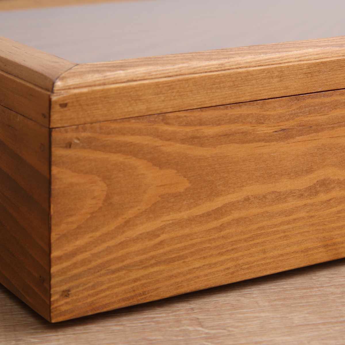 アクセサリーケース ナインマーケ パイン スタッキングアクセサリーケース S ( ディスプレイケース シュエリーボックス アクセサリー収納 木製 ガラス蓋 NEINMARKE ディスプレイ コレクションケース 収納ケース おしゃれ 天然木 )