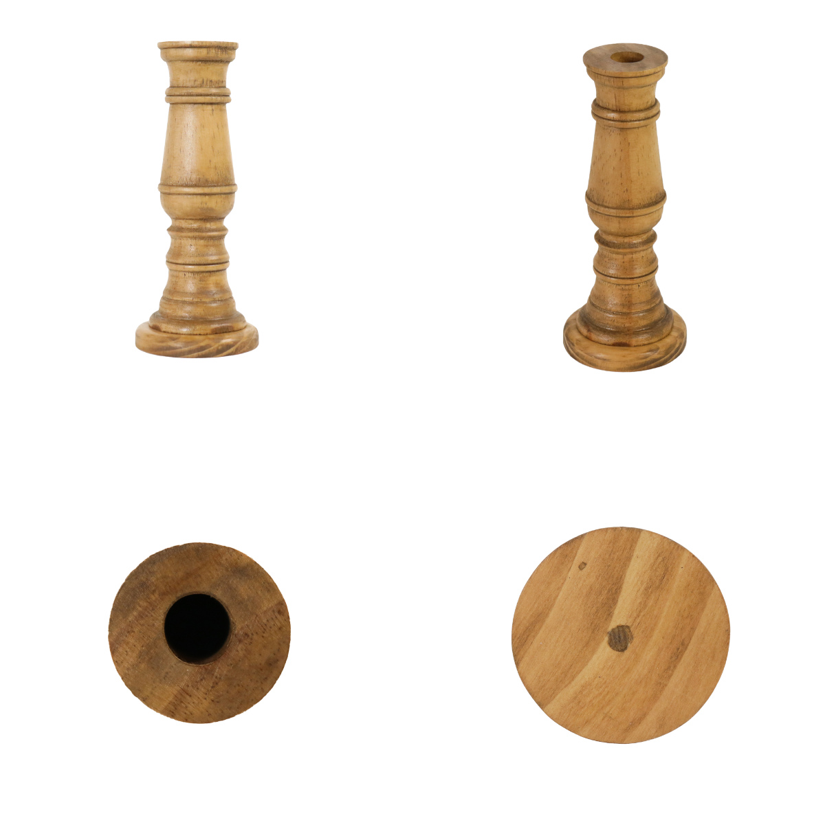 花瓶 ナインマーケ パイン 一輪挿し S ( 花びん 花器 ベース フラワーベース フラワー 花 飾る 天然木 ガラスベース スタンド型 スタンド ハンドメイド シリンダーガラス )