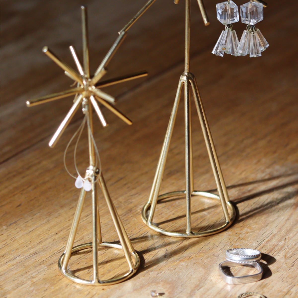 オーナメント インブルーム クロススタンド S 真鍮 ( アクセサリースタンド オブジェ 置き物 北欧 雑貨 おしゃれ クリスマスツリー ピアス 指輪 かわいい 飾り 玄関 ニッチ )