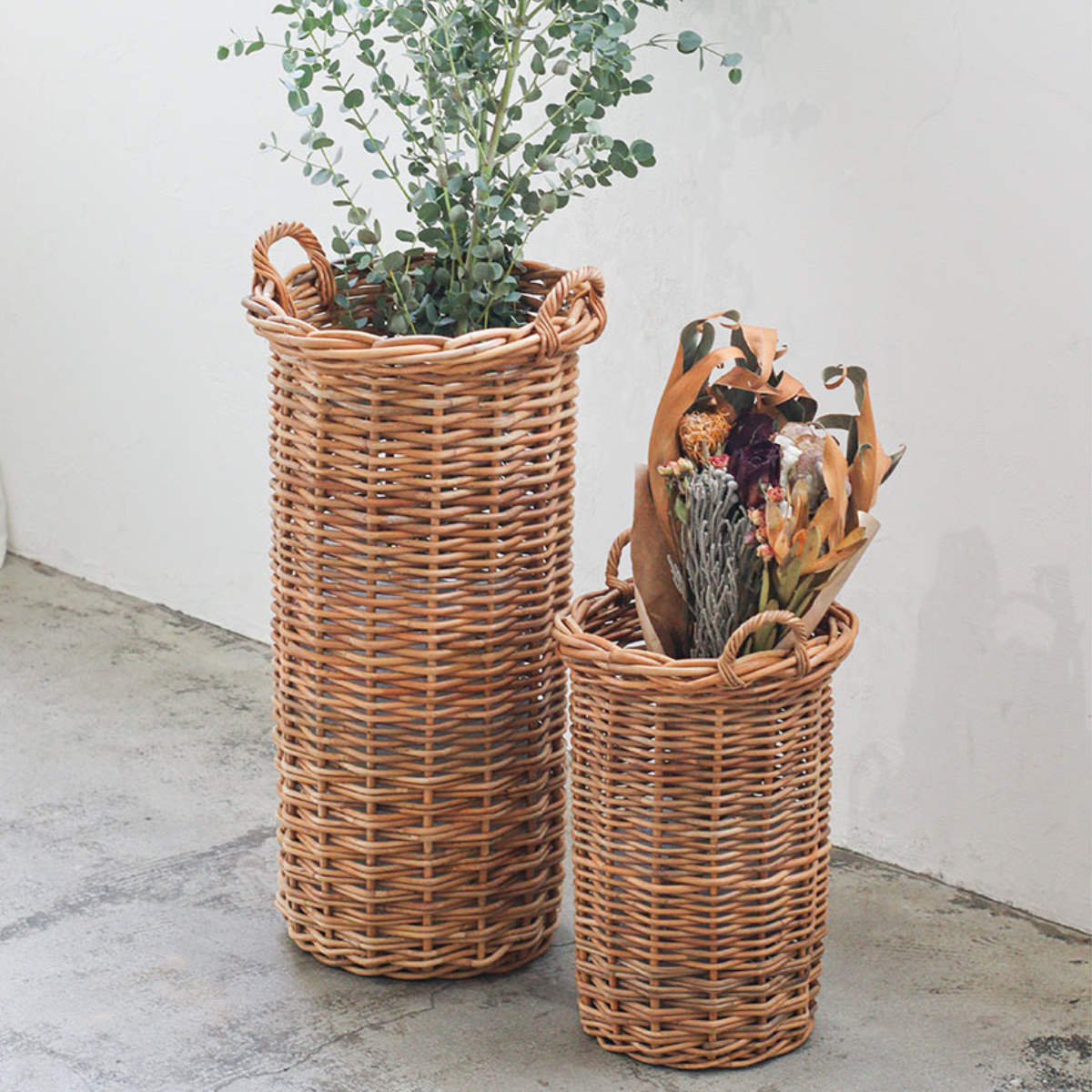 バスケット アラログ グランデバスケット S ( 収納バスケット プランターカバー ポットカバー かご カゴ 収納カゴ 小物収納 手編み 観葉植物 鉢植え 花 室内 小物入れ 収納ケース おしゃれ ドライフラワー )