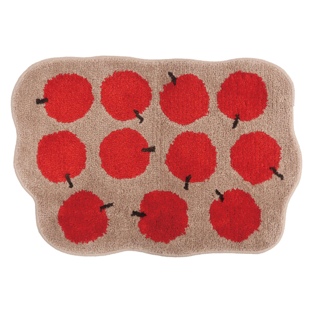 玄関マット EIBORIE フルーツフロアマット 室内 ( マット ラグ 洗える フルーツ かわいい 敷き物 インテリア ふわふわ 滑り止め 幅70cm キッチン リビング 寝室 洗面所 ランドリー 室内用マット 玄関 脱衣所 洗面 ポップ ) 【ペアー】 ペアー