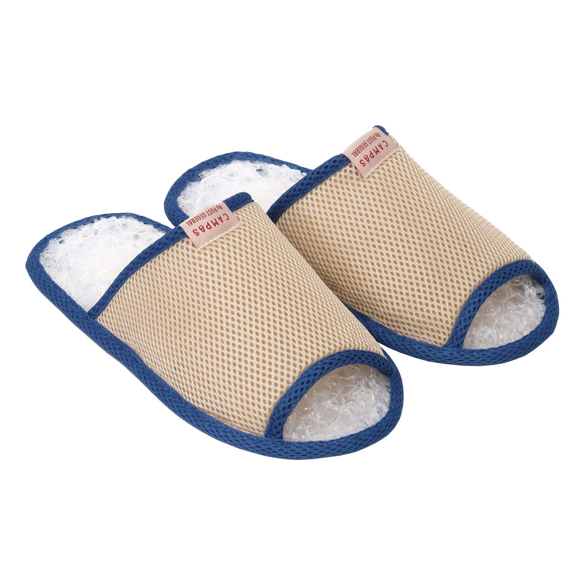 スリッパ キャンパスブリザーブルスリッパ ( ルームシューズ 室内 洗える 収納バッグ付き 室内用 超軽量 メッシュ 軽い 収納バッグ 洗濯可 ユニセックス 夏 前開き 室内履き 涼しい 夏用 手洗い 持ち運び フリーサイズ 丸洗いOK ) 【ミントグリーン】 ミントグリーン