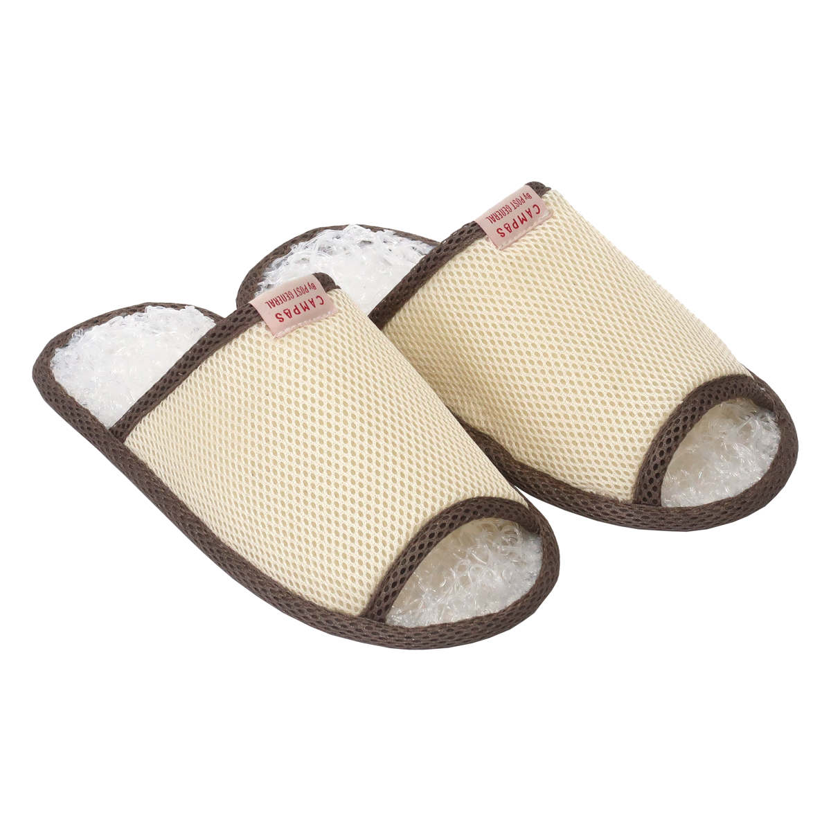 スリッパ キャンパスブリザーブルスリッパ ( ルームシューズ 室内 洗える 収納バッグ付き 室内用 超軽量 メッシュ 軽い 収納バッグ 洗濯可 ユニセックス 夏 前開き 室内履き 涼しい 夏用 手洗い 持ち運び フリーサイズ 丸洗いOK ) 【ミントグリーン】 ミントグリーン