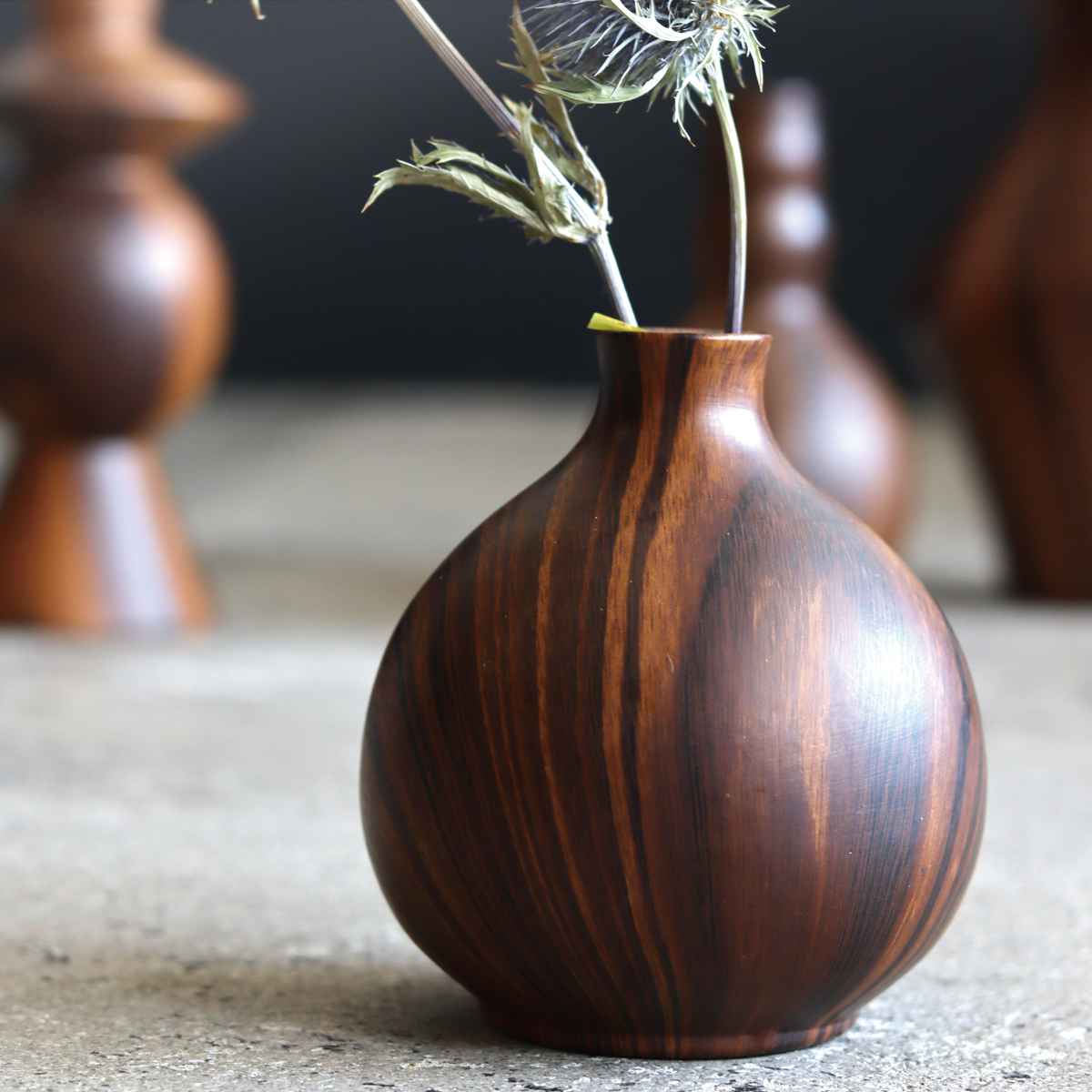 花瓶 シナリーグレインベース テディ ( 花ビン 花びん 花器 フラワーベース フラワー 花 飾る 花入れ 陶器製 陶器 木目調 おしゃれ 一輪挿し )