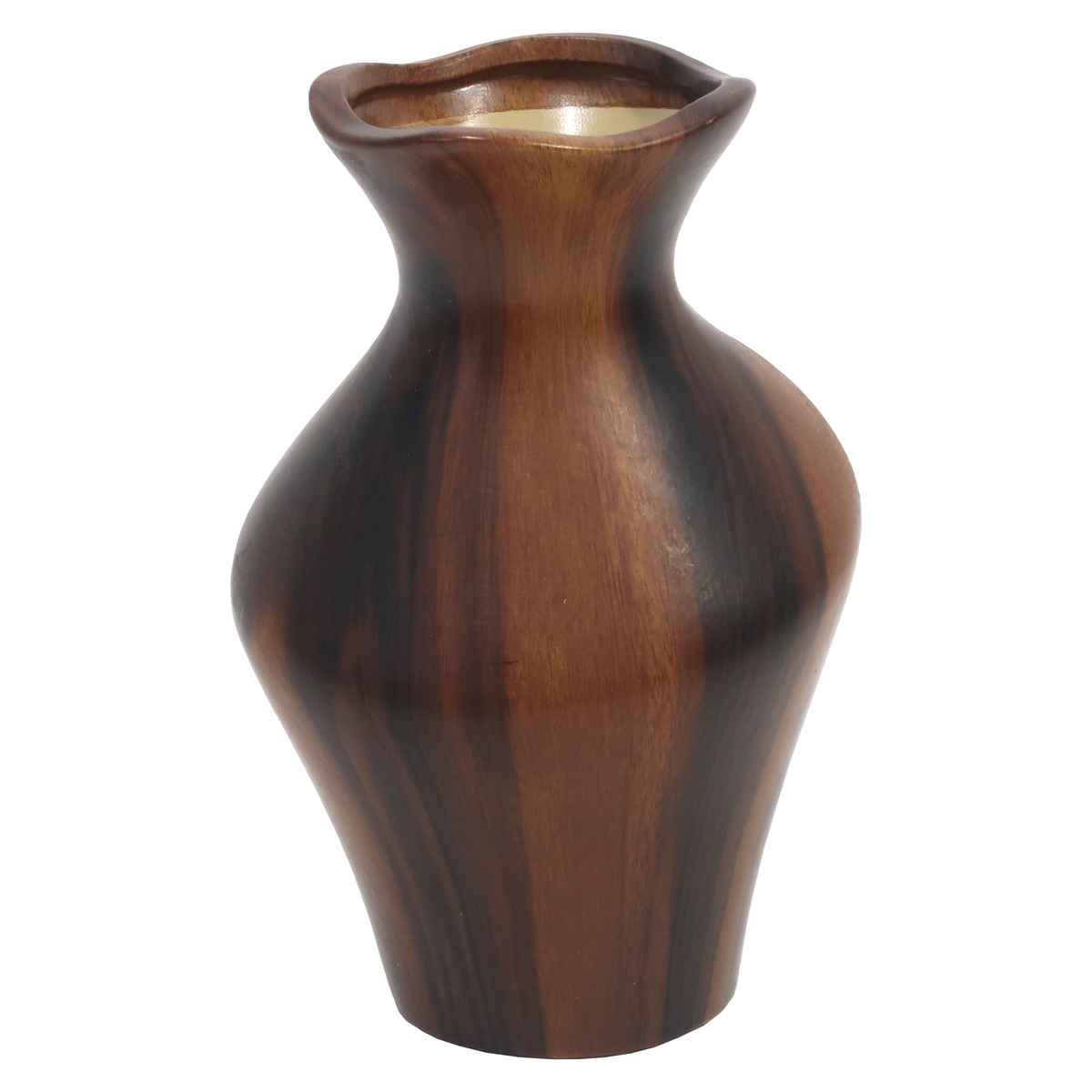 花瓶 シナリーグレインベース オスカー ( 花ビン 花びん 花器 フラワーベース フラワー 花 飾る 花入れ 陶器製 陶器 木目調 おしゃれ 一輪挿し )