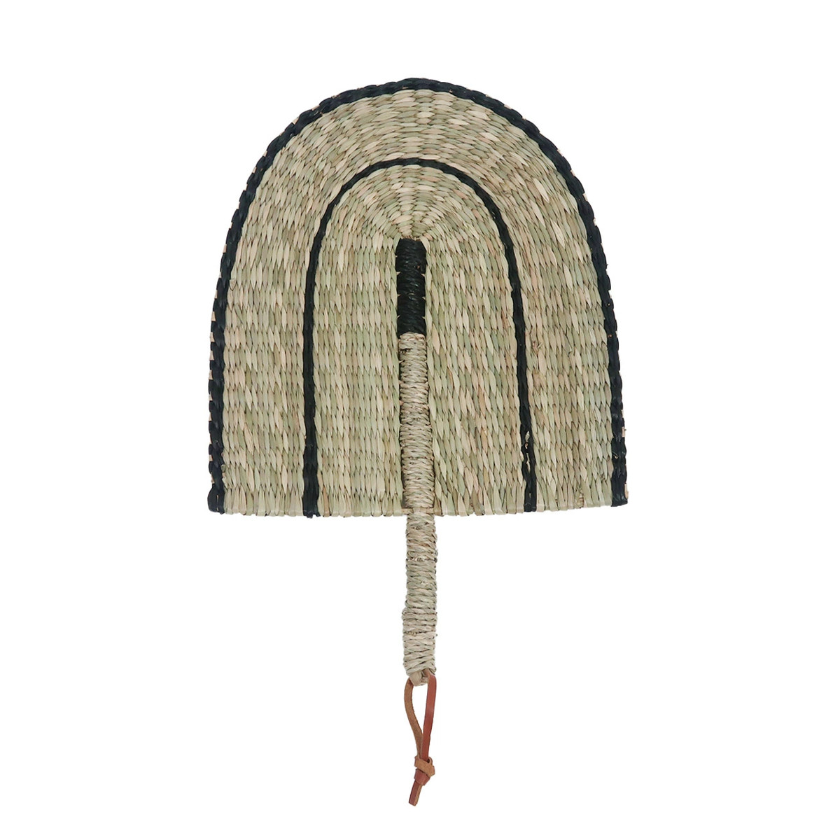 うちわ 団扇 飾れる 紐付き シーグラス 天然素材 Lサイズ （ 和雑貨 壁飾り かわいい 夏 暑さ対策 グッズ 熱中症対策 涼しい お祭り 夏祭り 和風 和装 小物 プレゼント おしゃれ ）