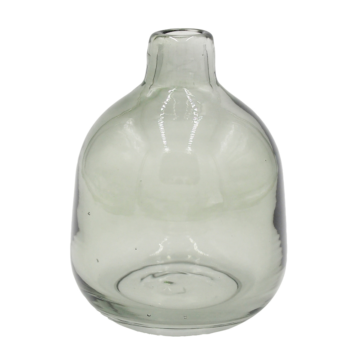 花瓶 ガラスベース ミスルトー ラウンド ミドル ( 花ビン 花びん 花器 ベース フラワーベース フラワー 花 飾る 花入れ ガラス ガラス製 クリア 透明 おしゃれ 一輪挿し )