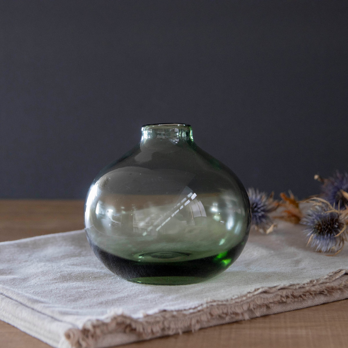 花瓶 ガラスベース ミスルトー チャビー ( 花ビン 花びん 花器 ベース フラワーベース フラワー 花 飾る 花入れ ガラス ガラス製 クリア 透明 おしゃれ 一輪挿し )