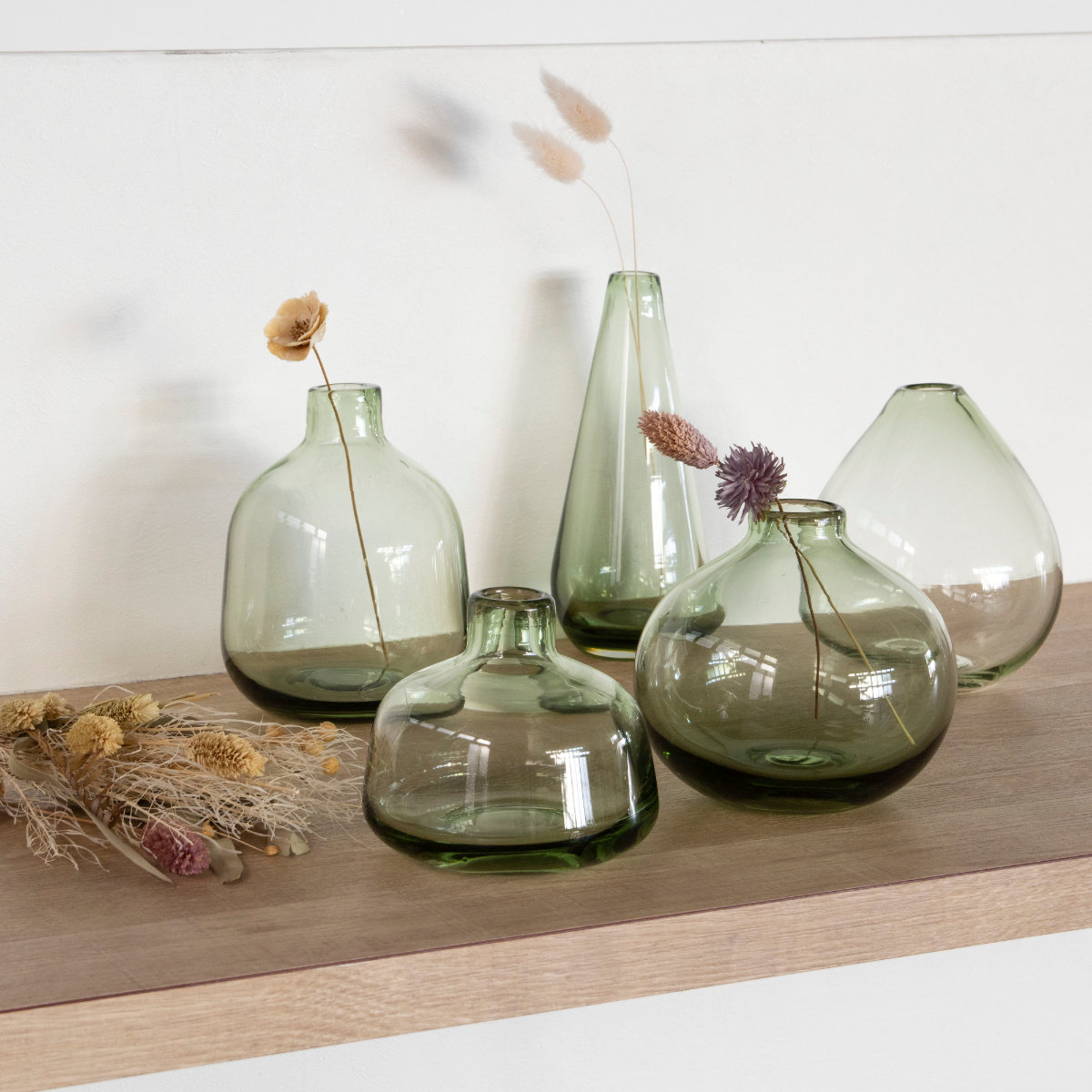 花瓶 ガラスベース ミスルトー チャビー ( 花ビン 花びん 花器 ベース フラワーベース フラワー 花 飾る 花入れ ガラス ガラス製 クリア 透明 おしゃれ 一輪挿し )