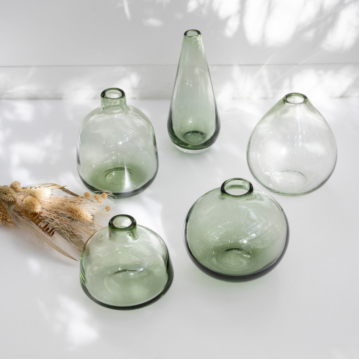 花瓶 ガラスベース ミスルトー トール ( 花ビン 花びん 花器 ベース フラワーベース フラワー 花 飾る 花入れ ガラス ガラス製 クリア 透明 おしゃれ 一輪挿し )