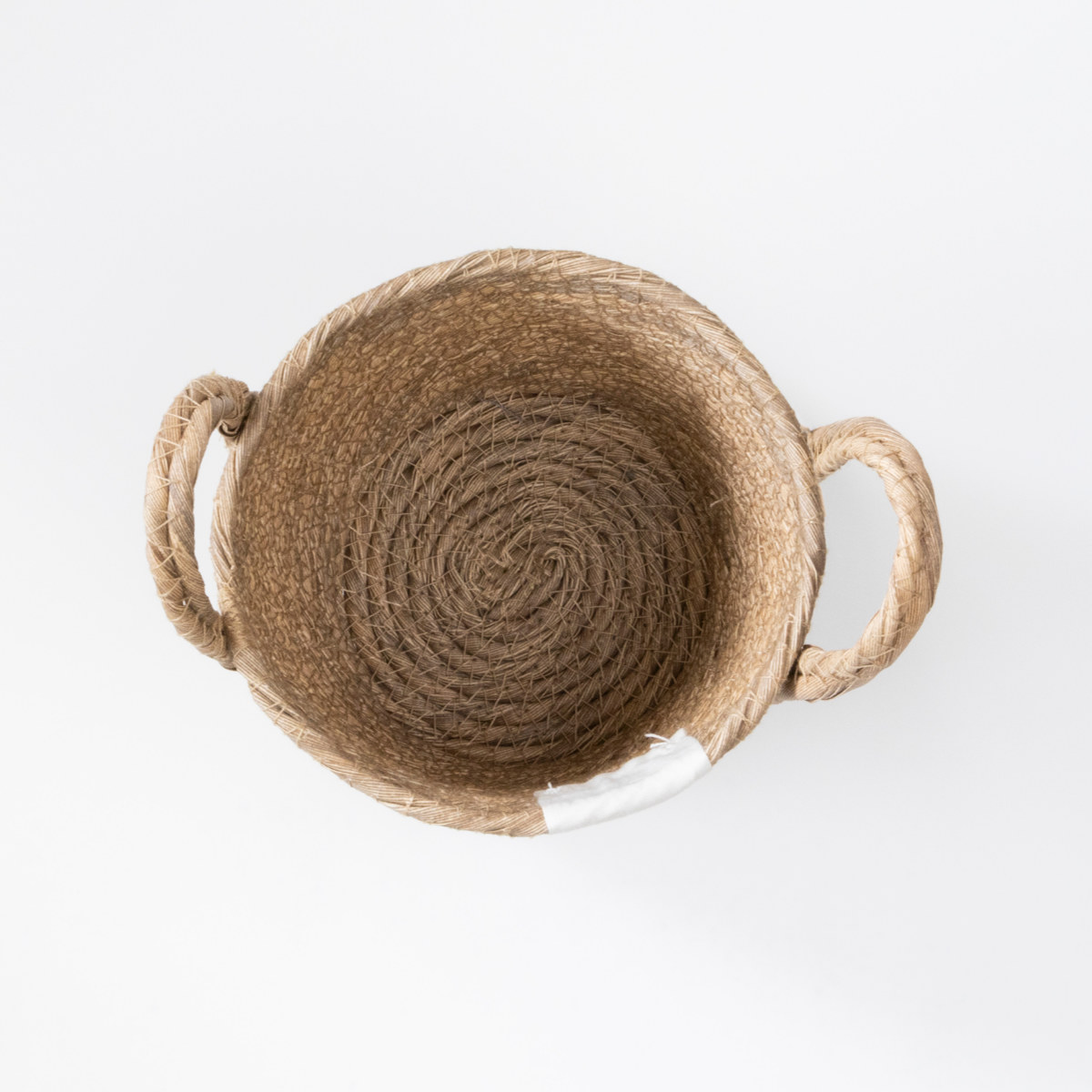 鉢カバーモネ フェイクPE バスケットラウンド S ( プランターカバー ポットカバー かご カゴ バスケット 収納カゴ 小物収納 手編み 観葉植物 鉢植え 花 室内 小物入れ おしゃれポット 鉢ポット 水洗い 植木鉢カバー 4号鉢 丸型 ) 【ナチュラル】 ナチュラル