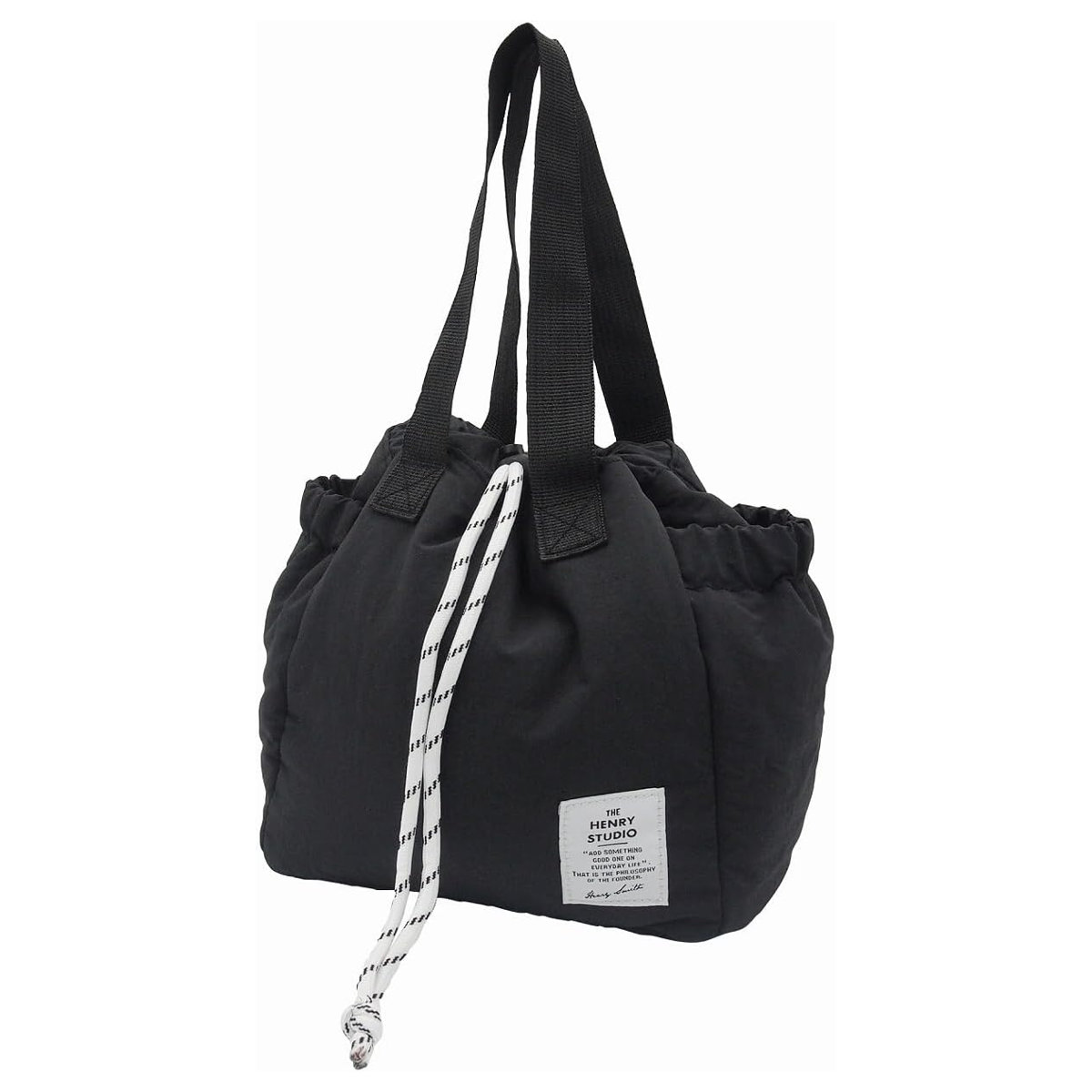 ランチバッグ ヘンリースタジオ 巾着にもなるランチバッグ 保冷 ( 保冷バッグ 保冷ランチバッグ 保温 弁当袋 お弁当袋 巾着 おしゃれ お弁当箱 弁当 袋 ランチ マチ付き お弁当入れ エコバッグ サブバッグ 大人 ) 【ベージュ】 ベージュ