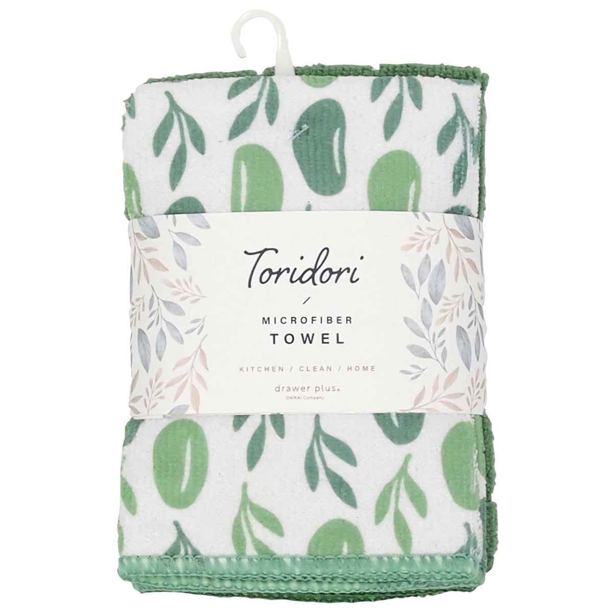 キッチンクロス トリドリ マイクロファイバータオル 3枚組 ( 食器拭き マイクロファイバー クロス 布巾 吸水 速乾 キッチンタオル マルチ 水切り 食器 台拭き ダスター シンク周り キッチンアイテム かわいい ループ付き ) 【レモン】 レモン