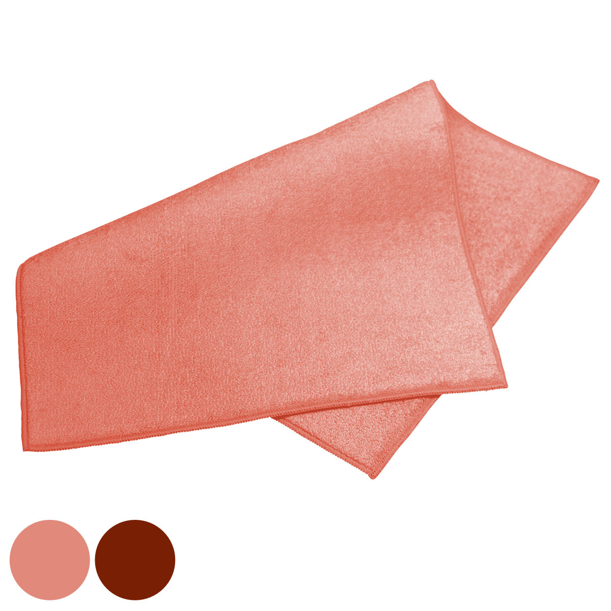 キッチンクロス マークス ドレイニングマット （ マイクロファイバー クロス 水切り マット 吸水マット シンクマット 食器 乾燥 ディッシュクロス ふきん 食器拭き ドライングマット 厚手 油汚れ 吸水 カラ拭き ほこり 家電 ） 【ブラウン】