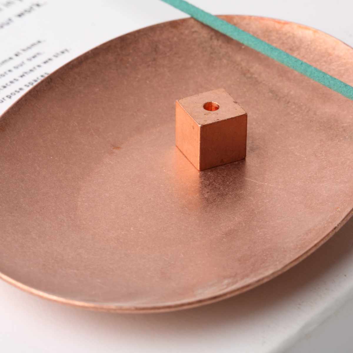 香立 HOME FRAGRANCE TOOL 金属製香皿香立てセット コッパー （ 香立て