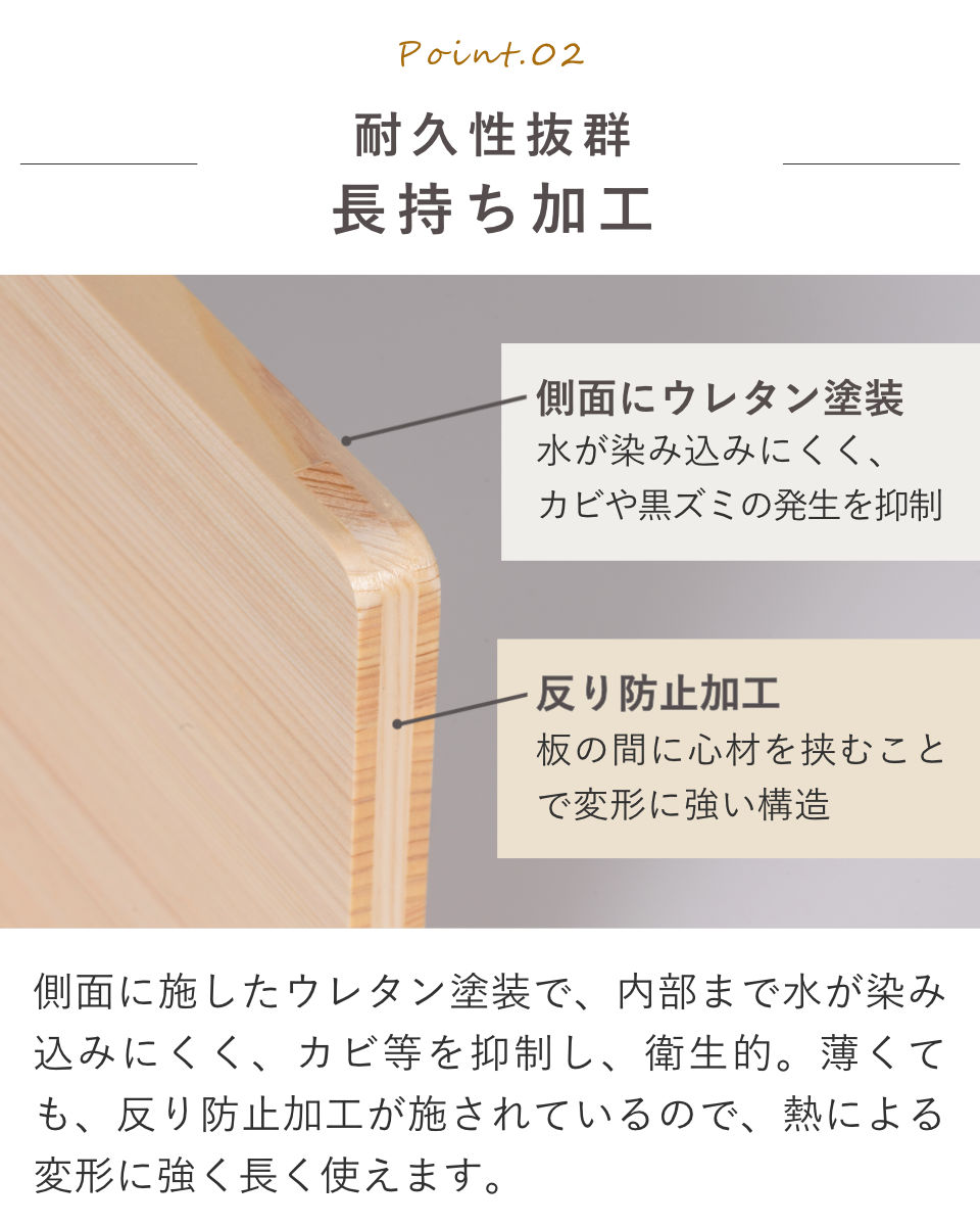 まな板 30cm ひのき 食洗機対応 日本製 ( まないた ひのきのまな板 天然木 角型 食洗機 カッティングボード 薄型 軽量 木製まな板 桧 反り防止 軽い おしゃれ )