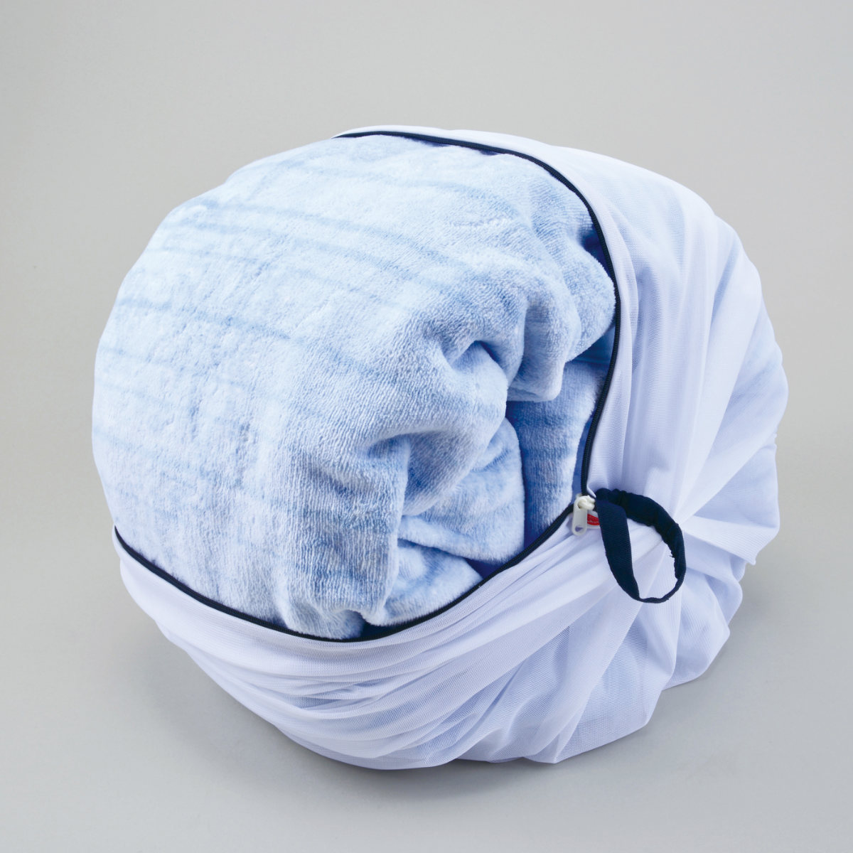 洗濯ネット 大型 大容量 50cm 特大 ふくらむ洗濯ネット ( ネット 毛布 タオルケット 寝具 布団 ふとん 大物用 縦型 ドラム式 乾燥機対応 まとめ洗い 衣替え 寝具用 大きめ 大物洗い 洗濯用ネット ランドリーネット )