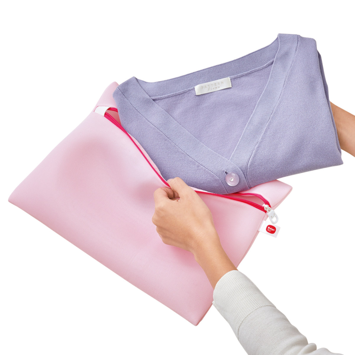 洗濯ネット おしゃれ着ネット サボるんおしゃれ着ネットスクエア ( 洗濯 ネット おしゃれ着 ニット カーディガン 型崩れ防止 ドラム式 乾燥機対応 角型 デリケート衣類 シャツ セーター ブラウス メッシュ 型崩れ対策 洗濯用ネット )