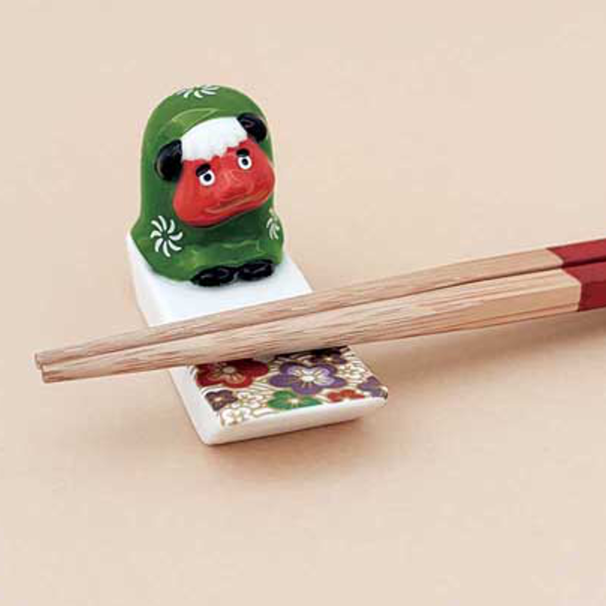 箸置き 来福箸置き ( 箸おき お箸置き カトラリー 陶器 和風 和 和モダン )