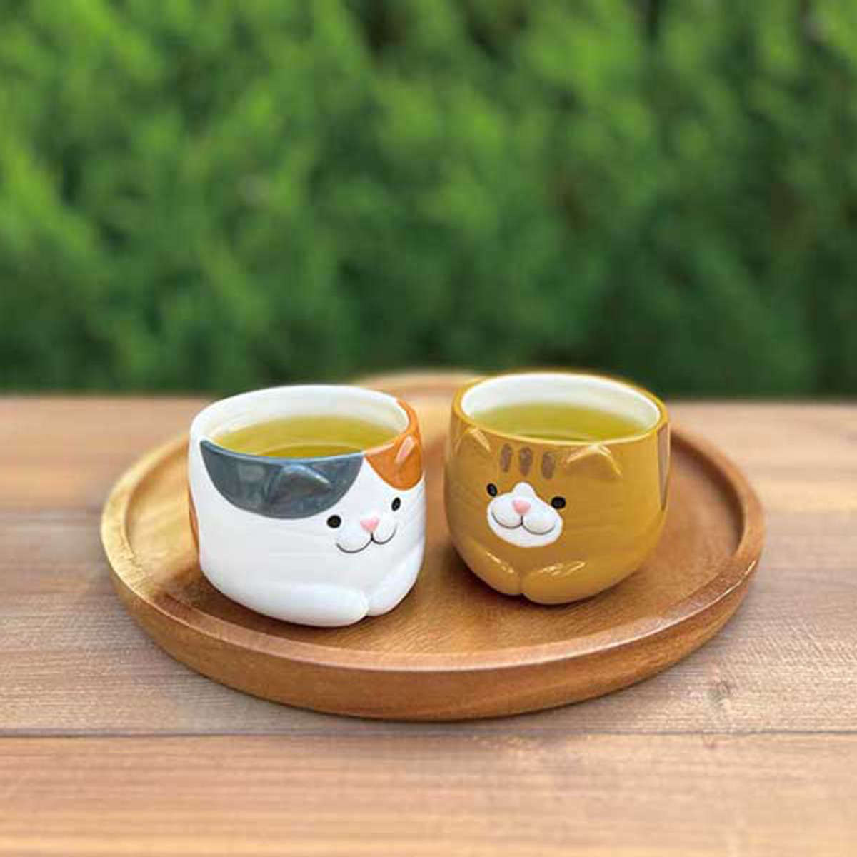 湯呑み 猫湯呑み （ 130ml カップ コップ 湯呑 電子レンジ対応 陶器 猫