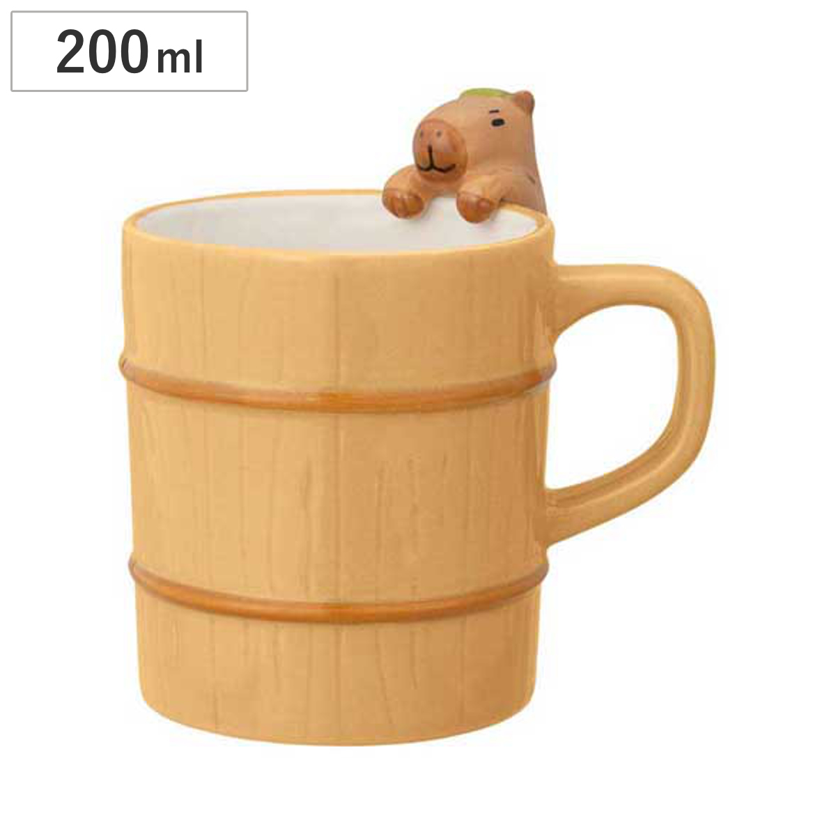 マグカップ のほほんゆったりマグ ( 200ml マグ マグコップ カップ 食器 陶器 木風呂 温泉 ほっこり 癒し かわいい )