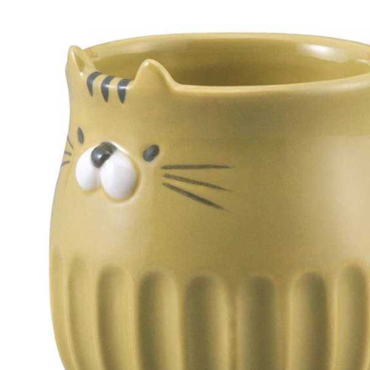 マグカップ しのぎのねこマグ ( 280ml マグ マグコップ カップ 食器 電子レンジ対応 陶器 キャット ネコ ナチュラル かわいい シンプル おしゃれ ) 【クロ】 クロ