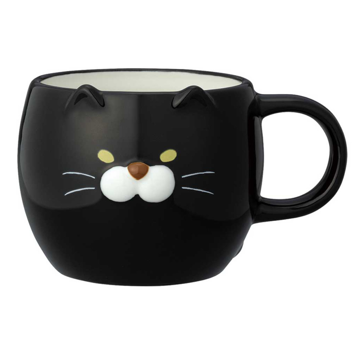 マグカップ ごろごろねこマグ ( 230ml マグ マグコップ カップ 食器 電子レンジ対応 陶器 キャット ネコ かわいい 癒し アニマル ) 【きなこ】 きなこ
