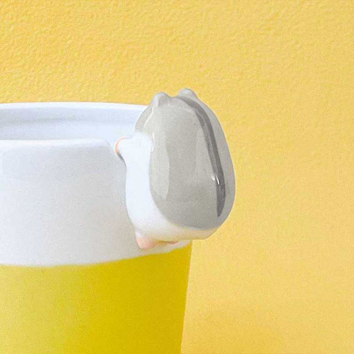 マグカップ がじがじマグ ( 陶器 マグ はむころん マグコップ カップ 食器 ハムスター 動物 アニマル かわいい ) 【ブラウン】 ブラウン