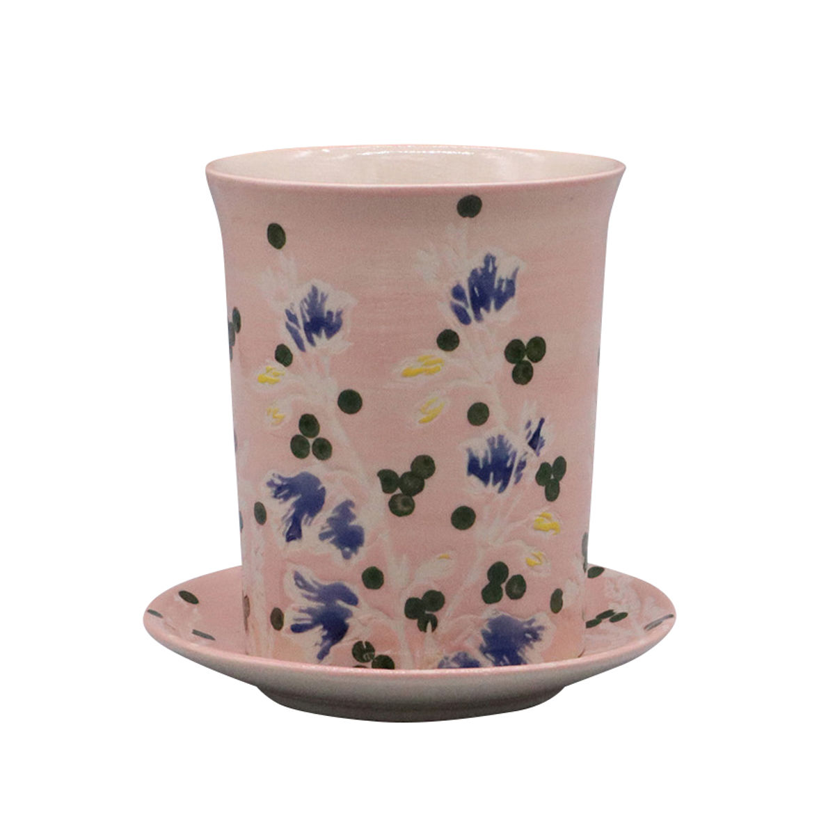 植木鉢 ポーリッシュポット A ( フラワーポット プラントポット プランターポット 鉢 鉢植え 陶器 インテリア 植え替え おしゃれ 観葉植物 多肉植物 サボテン 園芸 受け皿 水抜き穴 ) 【ミント】 ミント