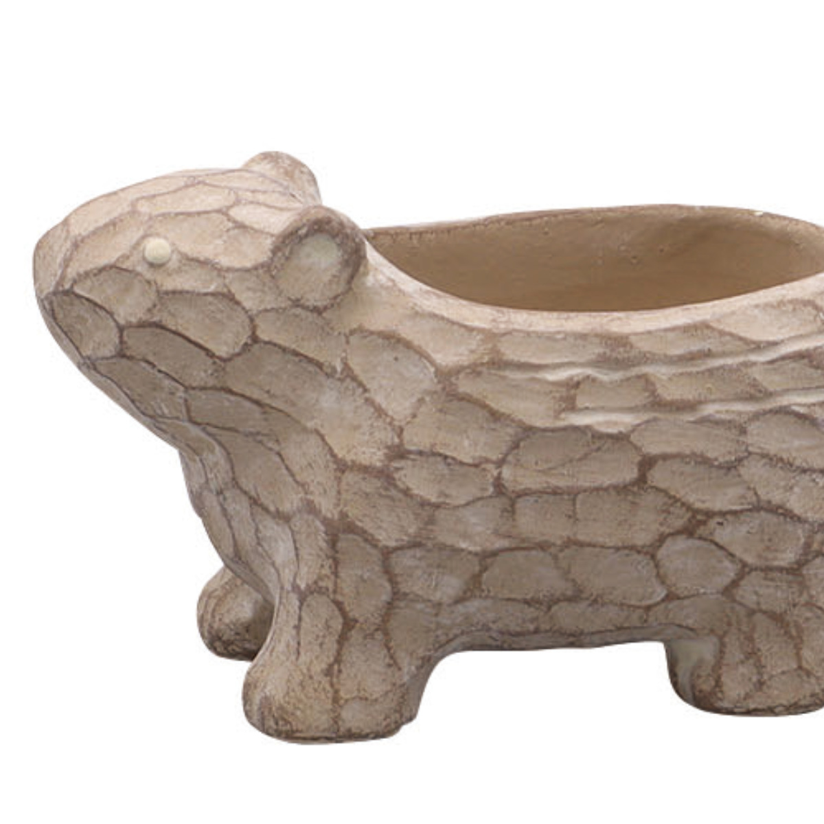 植木鉢 シルワポット リス S ( プラントポット 植物用ポット ポット 卓上ポット 鉢 りす 鉢カバー プランターカバー 植物 花 観葉植物 多肉植物 サボテン 園芸 インテリア 雑貨 ガーデニング用品 ) 【アイボリー】 アイボリー