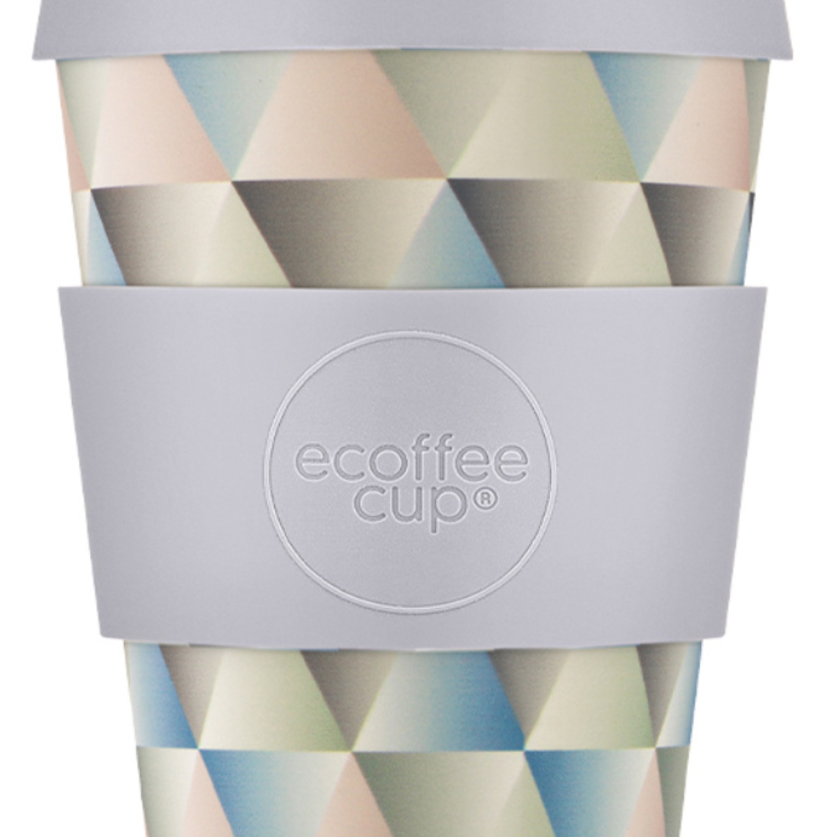 タンブラー 400ml エコーヒーカップ Ecoffee Cup 14oz PLA ( BPAフリー 天然素材 コーヒー カップ 蓋付 シリコン 持ち運び おしゃれ かわいい リユース サスティナブル ) 【Black×Nature】 Black×Nature