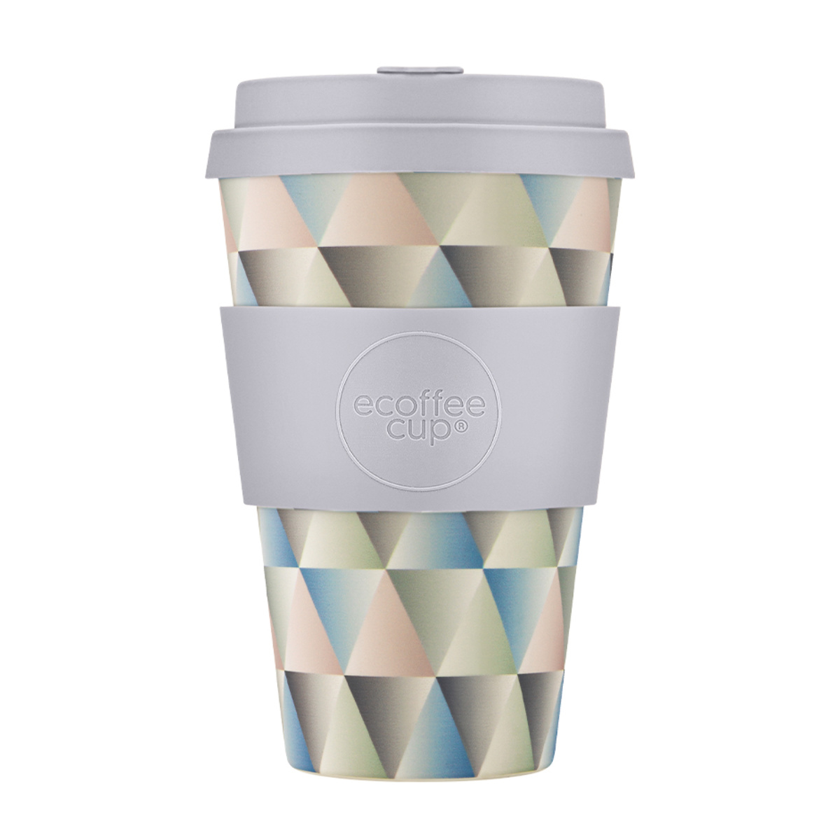 タンブラー 400ml エコーヒーカップ Ecoffee Cup 14oz PLA ( BPAフリー 天然素材 コーヒー カップ 蓋付 シリコン 持ち運び おしゃれ かわいい リユース サスティナブル ) 【Black×Nature】 Black×Nature