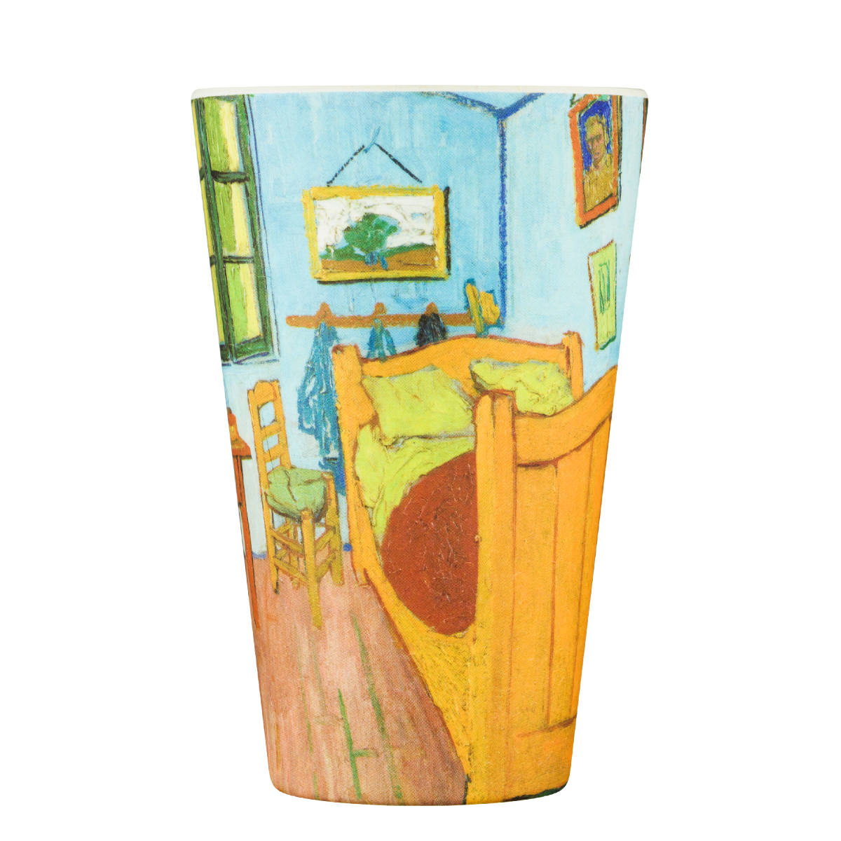 タンブラー 400ml エコーヒーカップ Ecoffee Cup 14oz VGM ( BPAフリー 天然素材 コーヒー カップ 蓋付 シリコン 持ち運び Van Gogh ヴァン ゴッホ ひまわり おしゃれ かわいい リユース サスティナブル ) 【The×Bedroom】 The×Bedroom