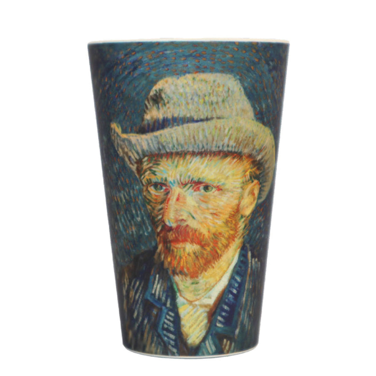 タンブラー 400ml エコーヒーカップ Ecoffee Cup 14oz VGM ( BPAフリー 天然素材 コーヒー カップ 蓋付 シリコン 持ち運び Van Gogh ヴァン ゴッホ ひまわり おしゃれ かわいい リユース サスティナブル ) 【The×Bedroom】 The×Bedroom