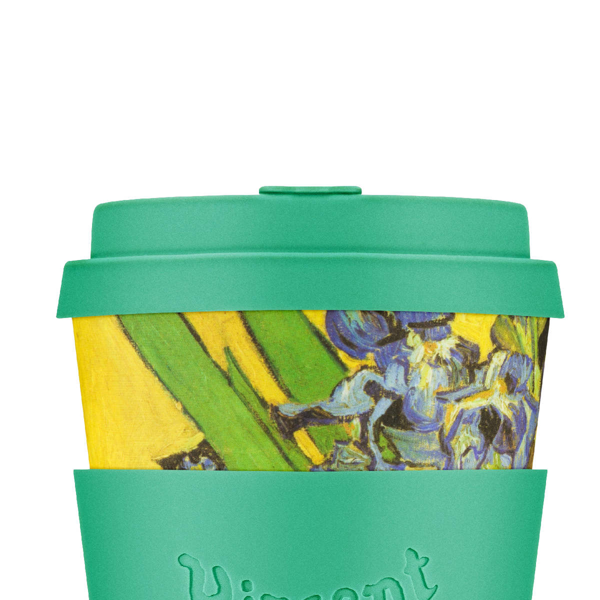 タンブラー 400ml エコーヒーカップ Ecoffee Cup 14oz VGM ( BPAフリー 天然素材 コーヒー カップ 蓋付 シリコン 持ち運び Van Gogh ヴァン ゴッホ ひまわり おしゃれ かわいい リユース サスティナブル ) 【The×Bedroom】 The×Bedroom