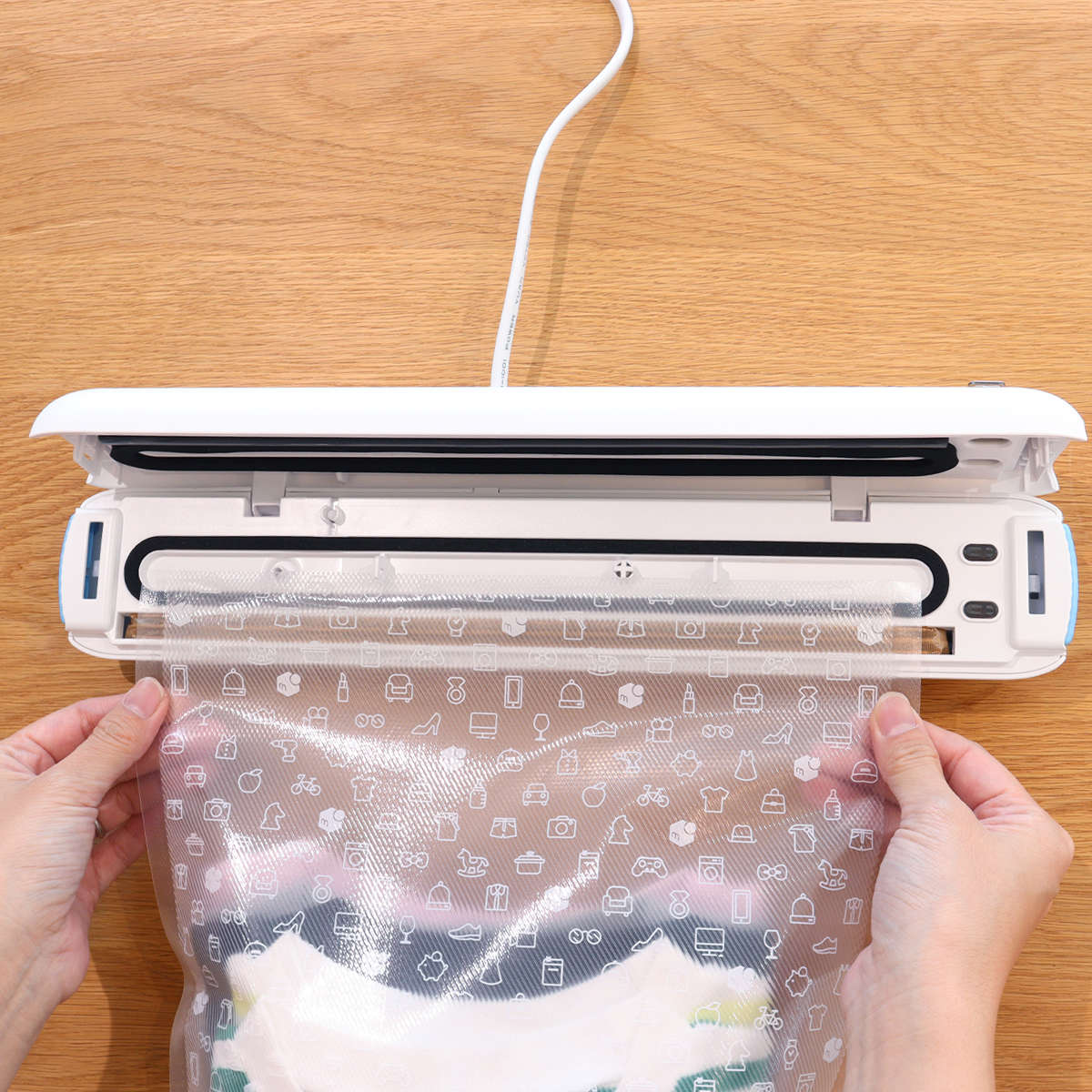 圧縮 衣類用圧縮シーラー メルカリ 梱包 ( 衣類圧縮機 衣類圧縮シーラー 衣類圧縮袋 自動 密封 梱包材 梱包機 フリマアプリ 発送準備 衣類 厚みダウン 圧縮袋 衣類収納 圧縮機 梱包資材 自動圧縮 自動密封 洋服 子供服 コンパクト )