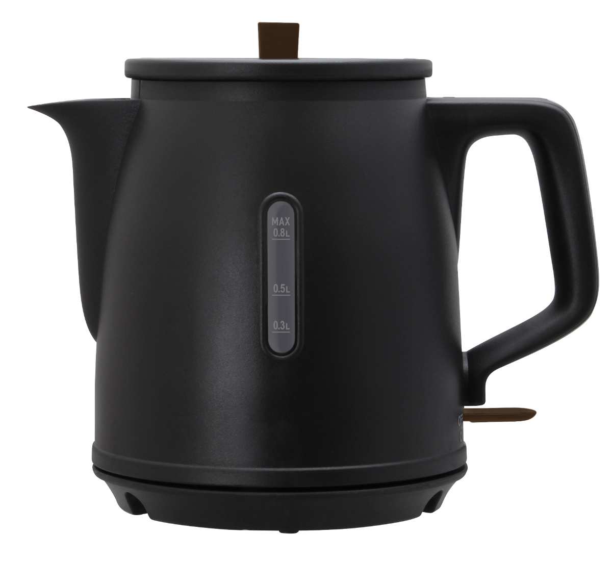 電気ケトル 0.8L KYUPOT ドリテック ( dretec コンパクトケトル 800ml 電気 ケトル コンパクト 湯沸しポット 湯沸かし ポット 湯沸かしケトル 早い ミニ おしゃれ 白 黒 ) 【ホワイト】 ホワイト