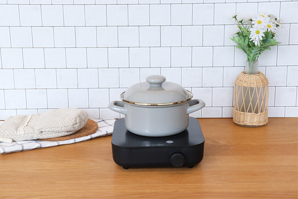 IHコンロ 卓上 1口 ピッコリスト IHクッキングヒーター ドリテック ( dretec IH調理器 卓上コンロ コンパクトサイズ IH コンロ 小型 1人用 1人鍋 電磁調理器 安全 火力調整 タイマー 調理家電 アウトドア ブラック ) 【ブラック】 ブラック