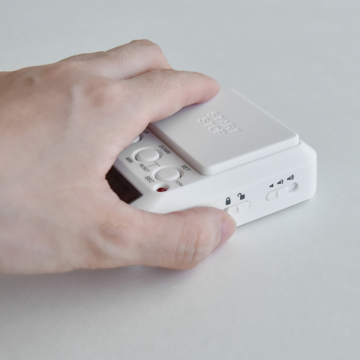 学習タイマー タイムアップ2 デイカウント 1/100秒計測 ドリテック ( dretec タイマー 勉強タイマー 勉強 学習 光る 消音 デジタル リビング学習 誤操作防止 キーロック LED アラーム デイタイマー 日にち 時計 試験 テスト 在宅 )