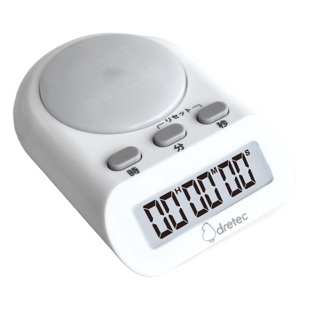 学習タイマー タイムアップ 薄型 ドリテック ( dretec タイマー 勉強タイマー 勉強 学習 光る 消音 デジタル リビング学習 誤操作防止 キーロック LED アラーム 試験 テスト 在宅 電池式 簡単 )