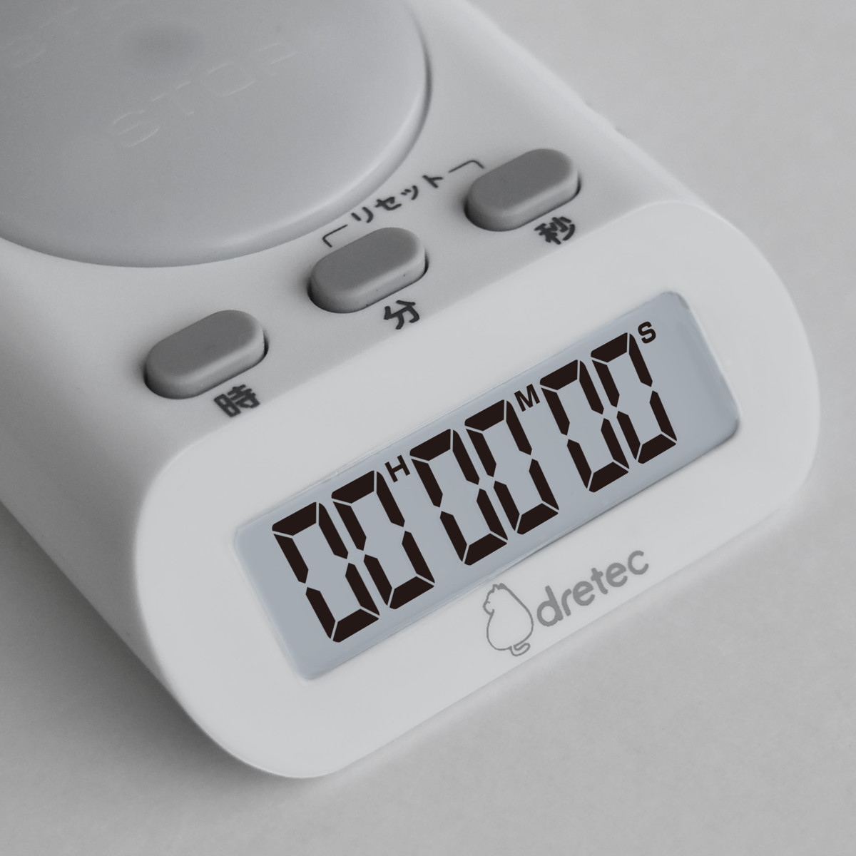 学習タイマー タイムアップ 薄型 ドリテック ( dretec タイマー 勉強タイマー 勉強 学習 光る 消音 デジタル リビング学習 誤操作防止 キーロック LED アラーム 試験 テスト 在宅 電池式 簡単 )