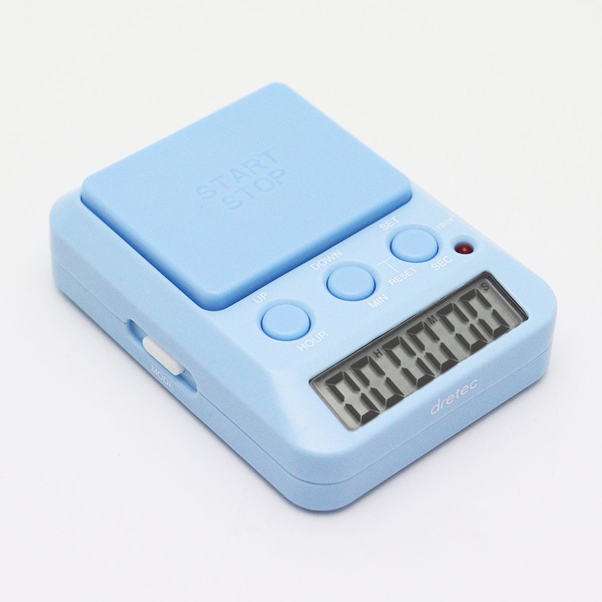 学習タイマー ラーニングタイマー デイカウント 1/100秒計測 ドリテック ( dretec タイマー 勉強タイマー 勉強 学習 光る 消音 デジタル リビング学習 誤操作防止 キーロック LED アラーム デイタイマー 日にち 時計 試験 テスト ) 【パープル】 パープル