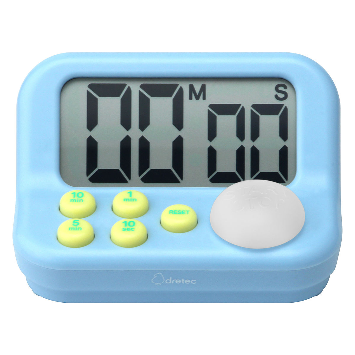 学習タイマー ラーニングタイマー S 画面角度 45度 音量調節可能 ドリテック ( dretec タイマー 勉強タイマー 勉強 学習 光る 消音 デジタル子供 簡単 リビング学習 誤操作防止 キーロック アラーム 小学生 試験 テスト 電池式 ) 【ピンク】 ピンク