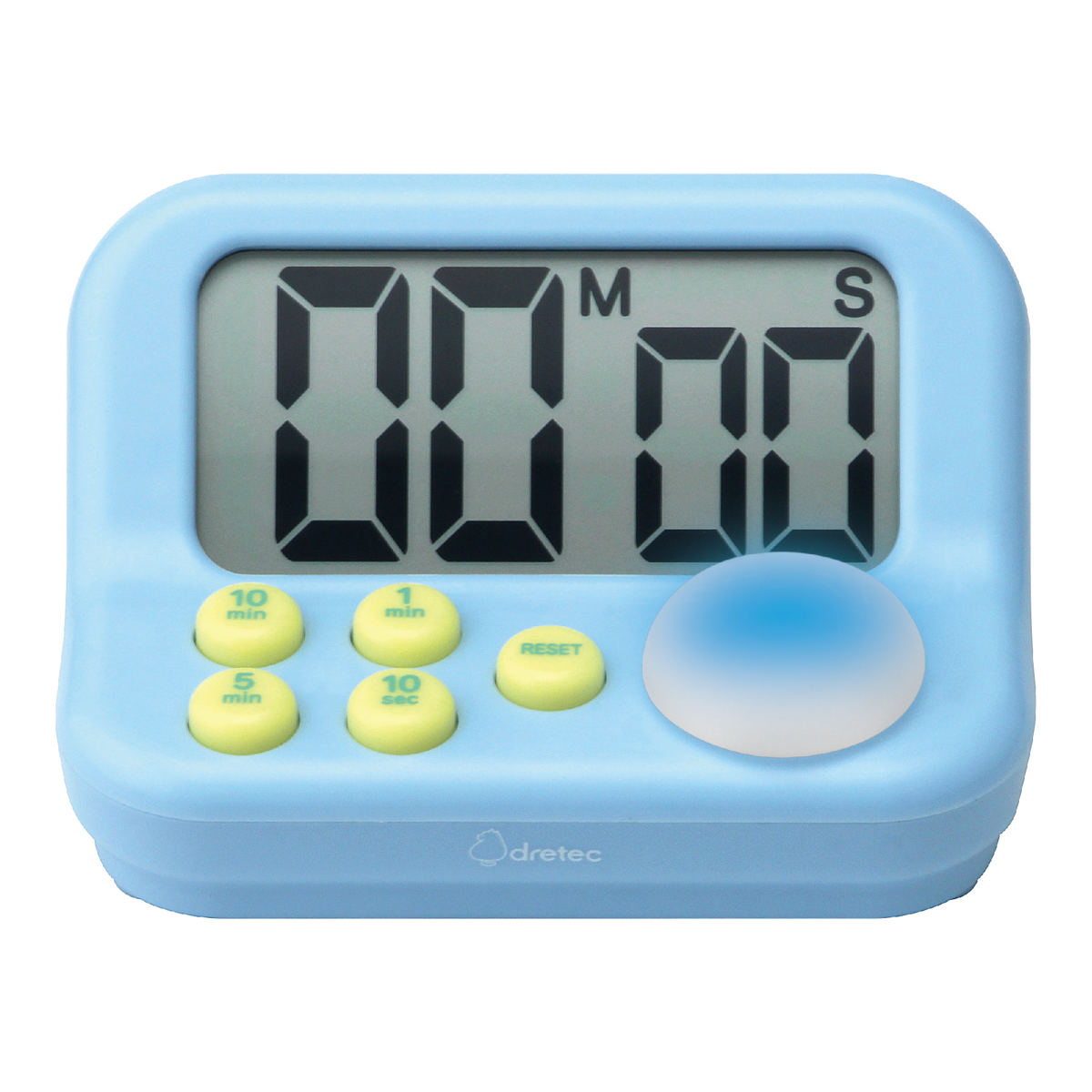 学習タイマー ラーニングタイマー S 画面角度 45度 音量調節可能 ドリテック ( dretec タイマー 勉強タイマー 勉強 学習 光る 消音 デジタル子供 簡単 リビング学習 誤操作防止 キーロック アラーム 小学生 試験 テスト 電池式 ) 【ピンク】 ピンク