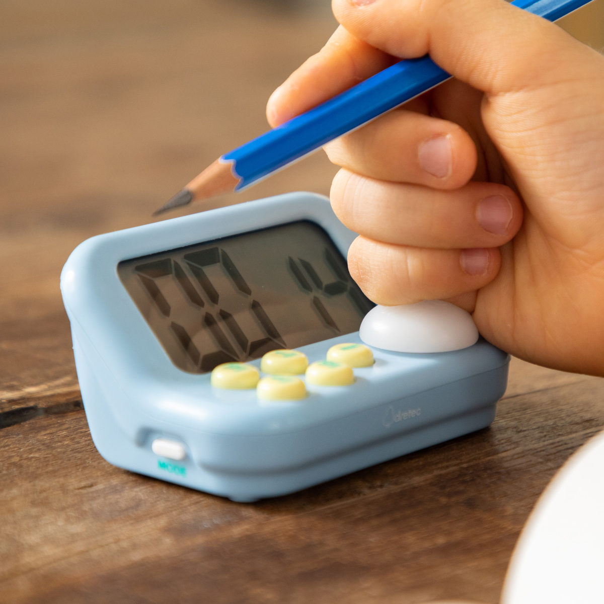 学習タイマー ラーニングタイマー S 画面角度 45度 音量調節可能 ドリテック ( dretec タイマー 勉強タイマー 勉強 学習 光る 消音 デジタル子供 簡単 リビング学習 誤操作防止 キーロック アラーム 小学生 試験 テスト 電池式 ) 【ピンク】 ピンク