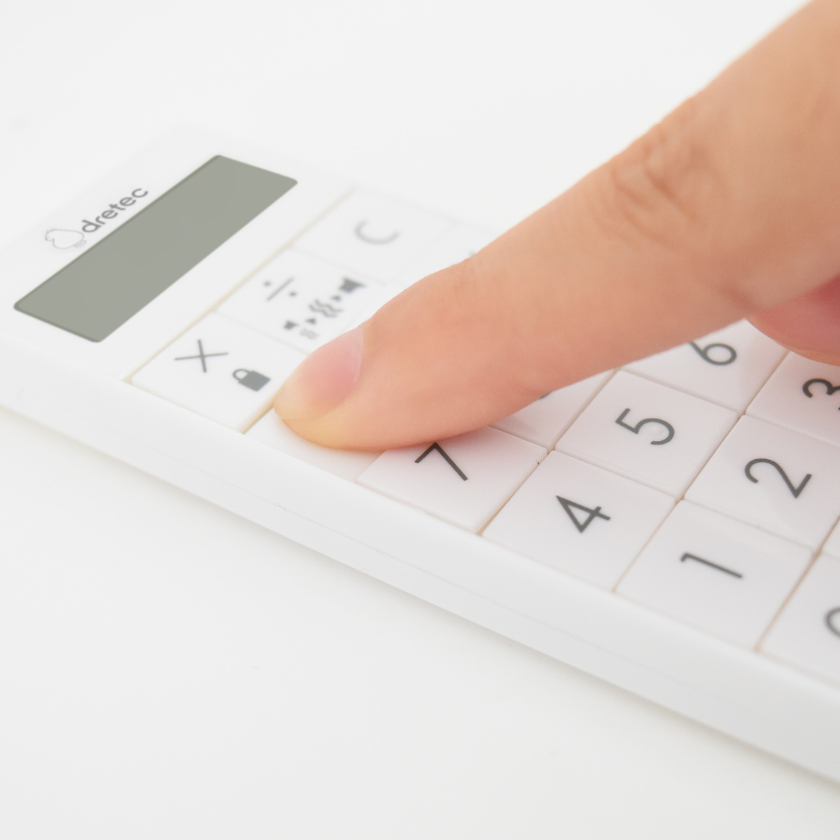 タイマー 時計付 電卓 バイブタイマー ネックストラップ付 ( ドリテック DRETEC 時計 ストップウォッチ アラーム 音なし バイブ 多機能 ポケットサイズ マグネット 冷蔵庫 デジタルタイマー ミニ 持ち運び 誤動作防止機能 )