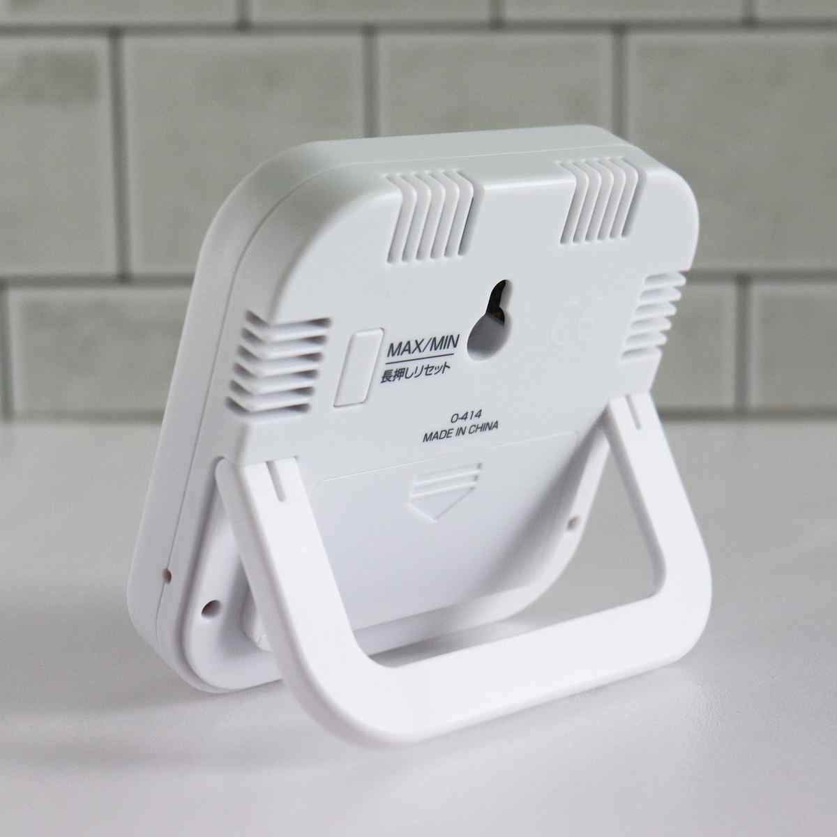 温湿度計 デジタル温湿度計 クラル シンプル表示 ドリテック ( dretec 温度計 湿度計 電池式 デジタル 最高 最低 壁掛け フック 置き掛け兼用 温度 湿度 測定器 温度湿度計 見やすい 赤ちゃん 乾燥 ウイルス 熱中症 対策 )