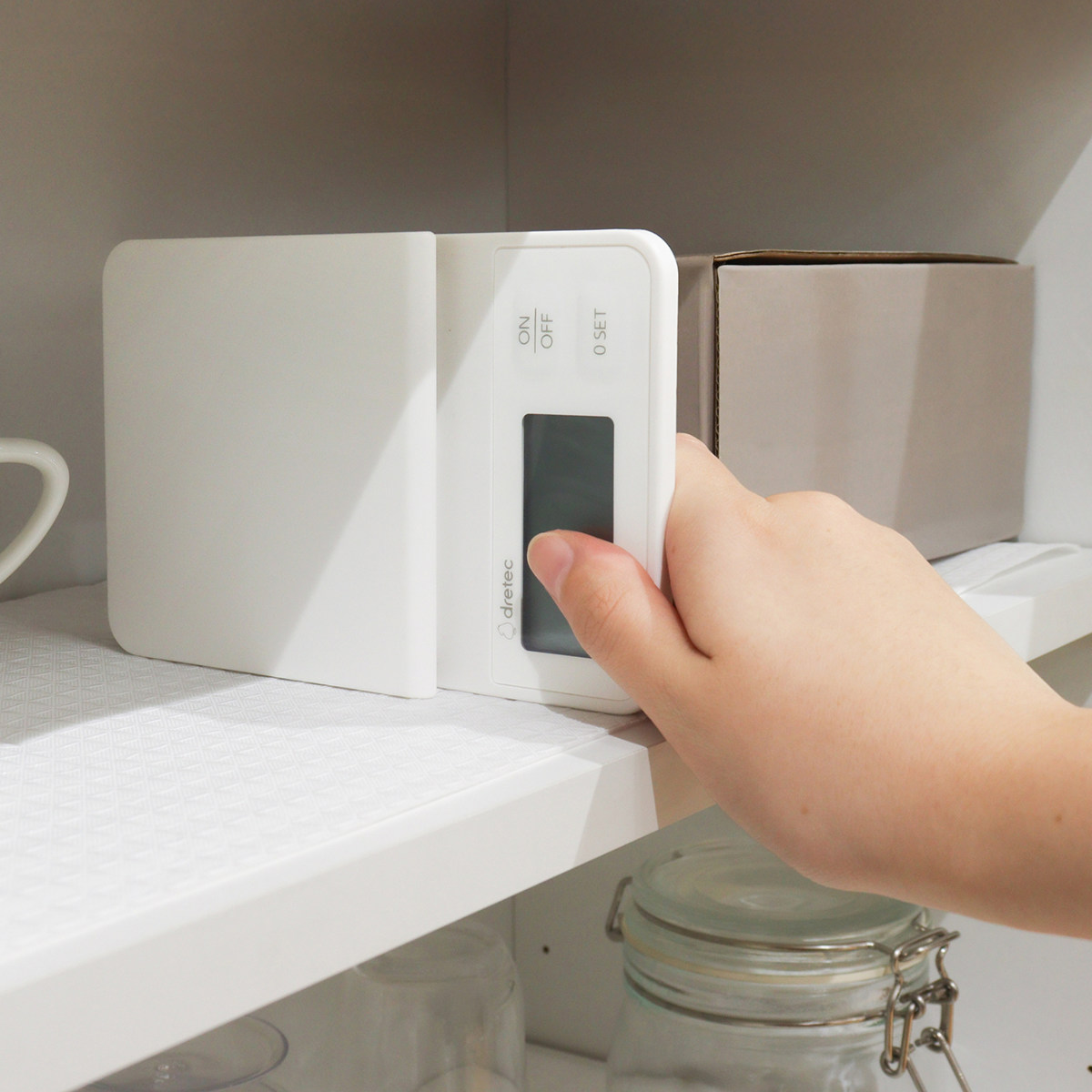 デジタルスケール 1kg ルクーム 計量器 ドリテック ( dretec スケール キッチンスケール クッキングスケール デジタル 電池式 計量 家庭用 はかり 計り 量り コンパクト 料理 お菓子づくり 下ごしらえ おしゃれ )