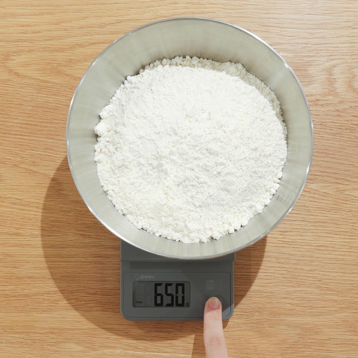 デジタルスケール 2kg ルクーム 計量器 ドリテック ( dretec スケール キッチンスケール クッキングスケール デジタル 電池式 0.1g 計量 家庭用 はかり 計り 量り コンパクト 料理 お菓子づくり 下ごしらえ おしゃれ グレー )