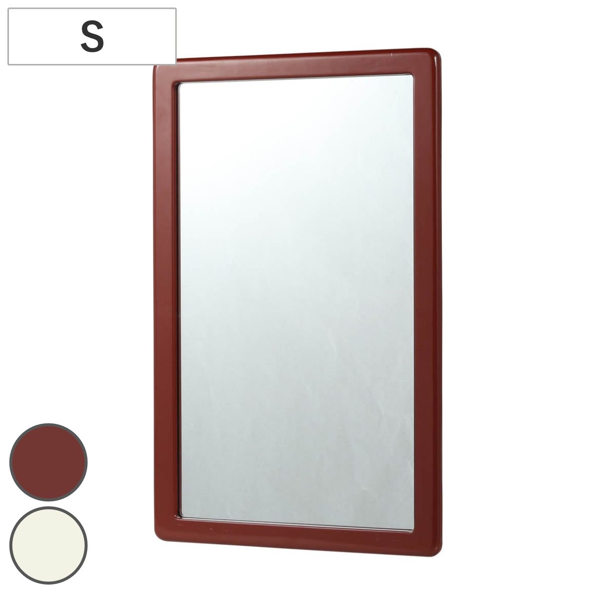 ダルトン ウォールミラー S 長方形 （ DULTON 鏡 ミラー 壁掛けミラー 壁掛け鏡 35×57cm シンプル スチール フレーム おしゃれ インテリア ） 【ブリックブラウン】